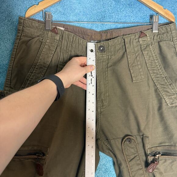 J Brand Mens Straight Leg Cargo Mens Pants 36x32 Olive Green Cotton Fits 36x30.5 - Picture 4 of 16